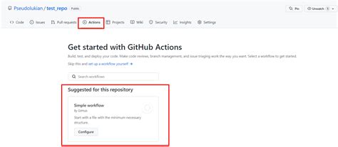 Шаги создания бейджей GitHub Actions