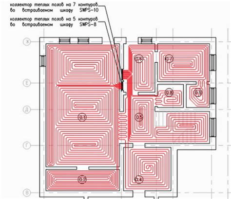 Шаги создания теплого пола в AutoCAD: