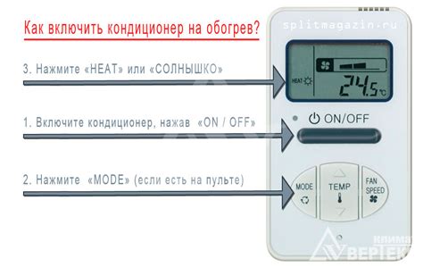 Шаг 1: Включите кондиционер в сеть