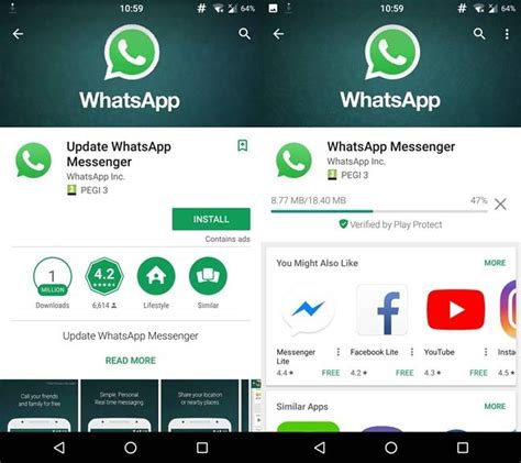 Шаг 1: Найдите и установите приложение WhatsApp