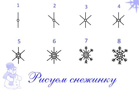 Шаг 1: Подготовьте материалы для рисования снежинки