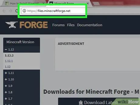 Шаг 1: Скачайте и установите Minecraft Forge