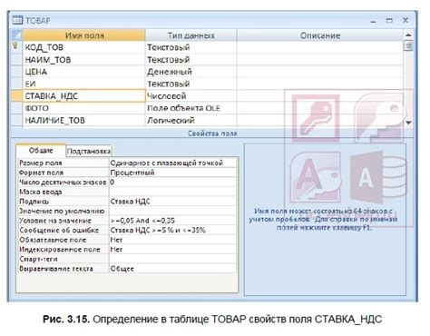 Шаг 1: Создание новой таблицы в Access