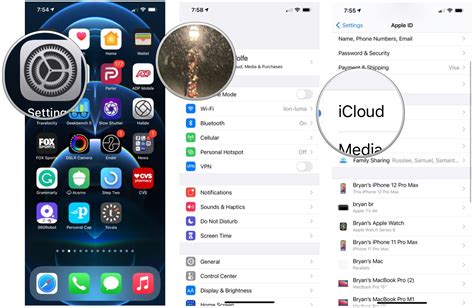 Шаг 2: Вход в настройки iCloud на iPhone 12 Pro