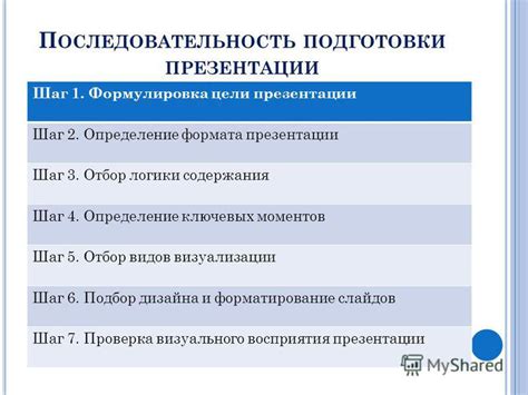 Шаг 2: Определение ключевых моментов