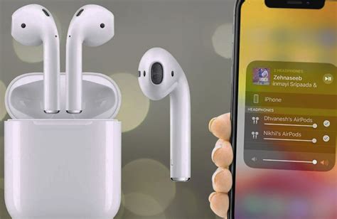 Шаг 2: Подключение первой пары наушников AirPods