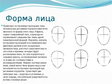 Шаг 2: Построение основных черт лица и пропорций