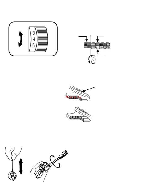 Шаг 2: Регулировка натяжения нити