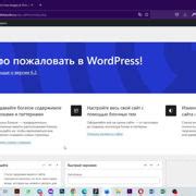 Шаг 2: Установка WordPress и выбор темы