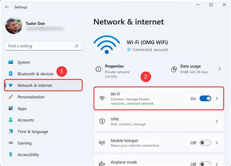 Шаг 2. В разделе "Беспроводные сети" выберите "Wi-Fi"