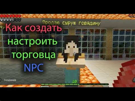 Шаг 3: Ввести команду для создания NPC-управителя