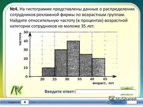 Шаг 3: Выбор диапазона значений для гистограммы