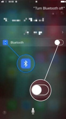 Шаг 3: Выключите Bluetooth