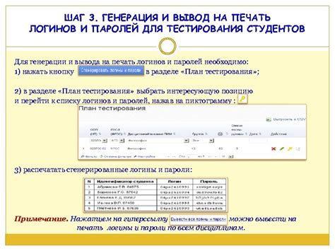 Шаг 3: Генерация спецификации