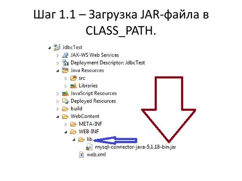 Шаг 3: Загрузка jar файла