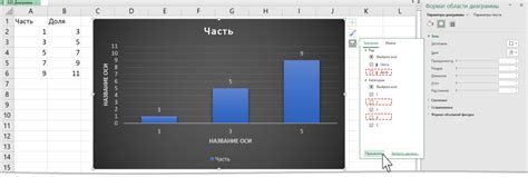 Шаг 3: Изменить данные диаграммы