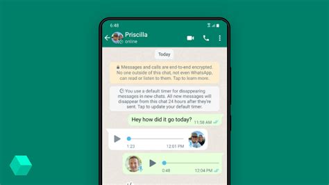 Шаг 3: Настройка личных данных в WhatsApp