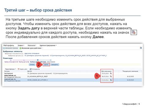 Шаг 3: Определение срока действия договора