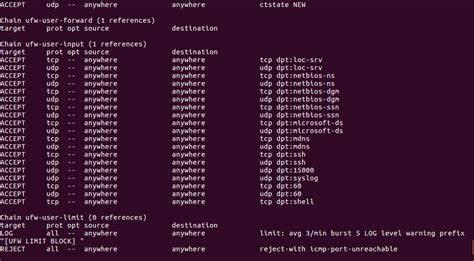 Шаг 3: Очистить текущую конфигурацию iptables