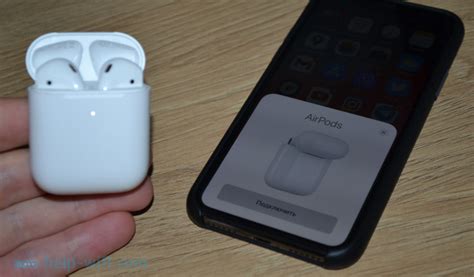 Шаг 3. Подключение AirPods к телефону