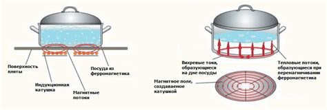 Шаг 4: Выбор нужной конфорки на индукционной плите