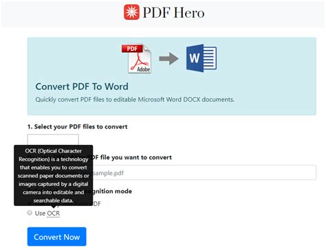 Шаг 4: Начало процесса конвертации PDF в Word