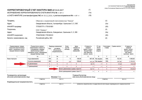 Шаг 4: Создание новой счет-фактуры