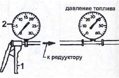 Шаг 4. Проверка давления вакуума и настройка клапана регулировки