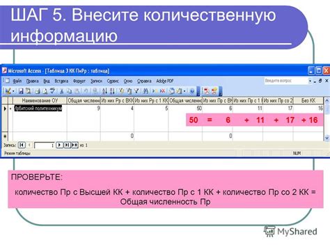 Шаг 5: Проверьте информацию