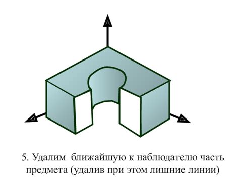 Шаг 5: Удалим лишние линии, используя команду "Удаление".