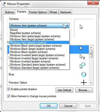 Шаг 5: Установка изображения на указатель мыши в Windows