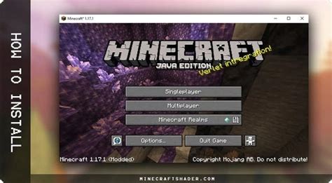 Шаг 6: Установите шейдеры в Minecraft PE 1.19