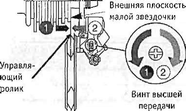 Шестой шаг: Регулировка троса переключателя