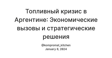 Экономические проблемы и стратегические решения компании