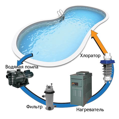 Этапы очистки воды в бассейне