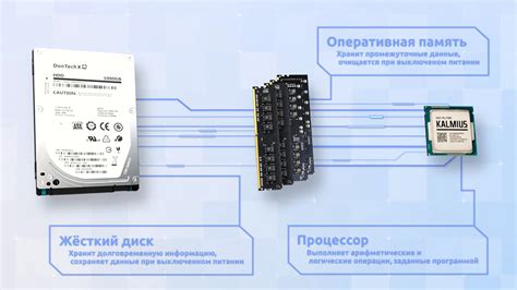 Этапы работы памяти компьютера