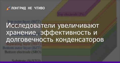 Эффективность и долговечность приборов