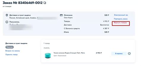  Как вернуть товар на Озоне через приложение на iPhone 