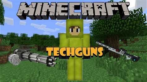  Обзор мода Techguns для Minecraft 1.12.2 