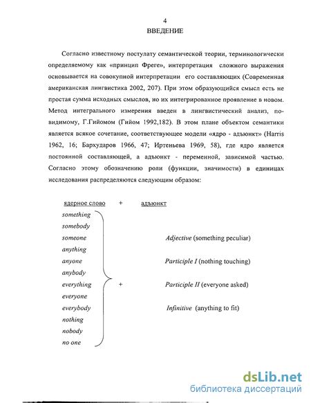  Семантика неопределенных местоимений 