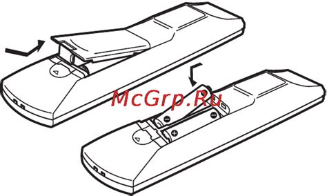  Установка батареек в пульт 