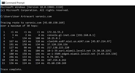  Шаг 5: Использование Traceroute 