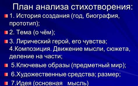 2. Описание стихотворения