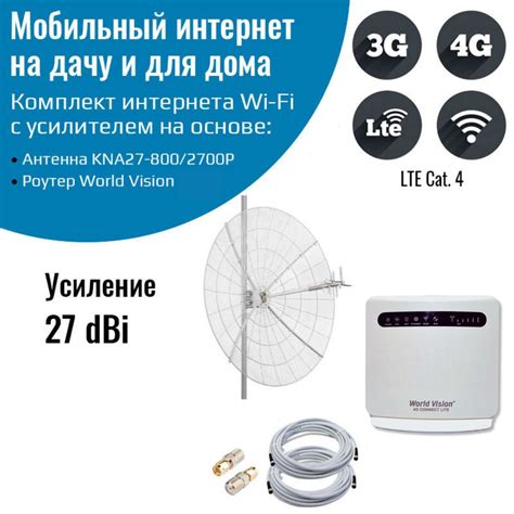 4G и 5G интернет на даче