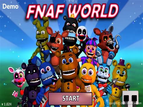 Five Nights at Freddy's World: основная механика игры